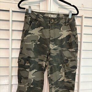 Rewash‎ Green Camo High Rise Pants Size 3/26